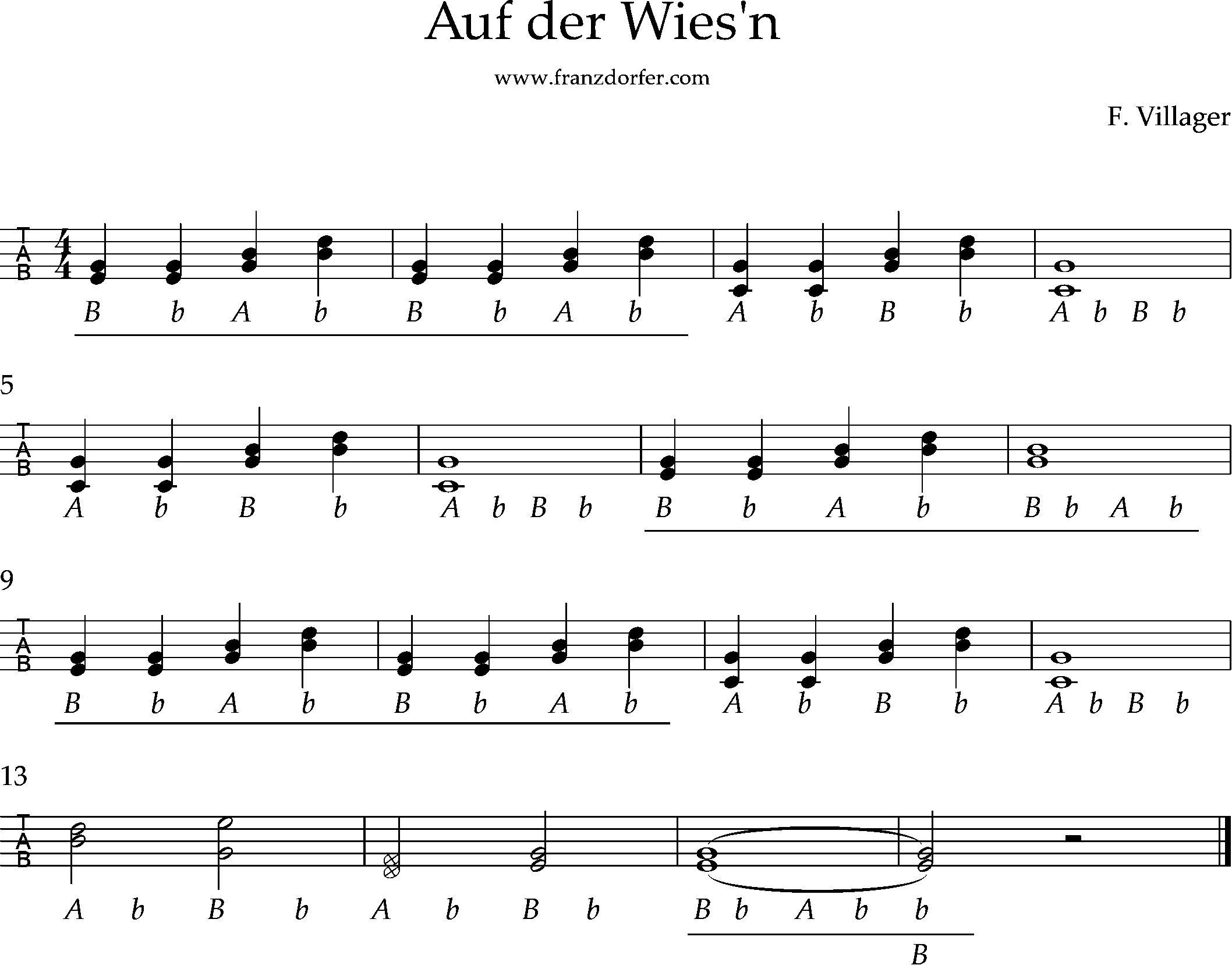 steirische Harmonika lernen- Auf der Wies'n